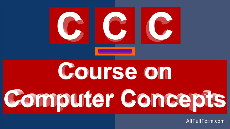 CCC: Course on Computer Concepts