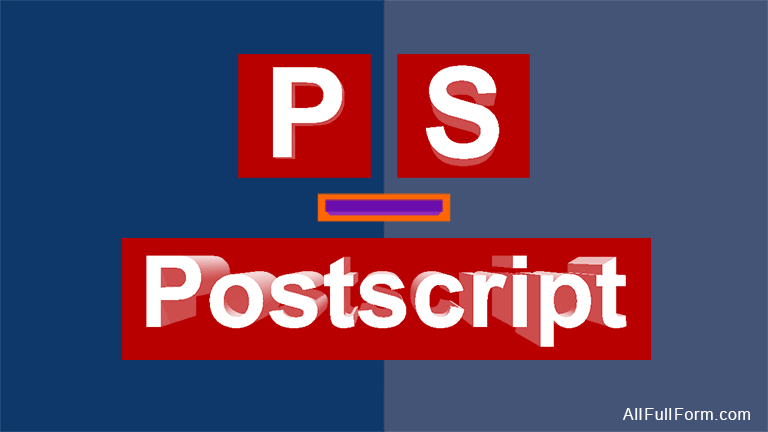 PS: Postscript