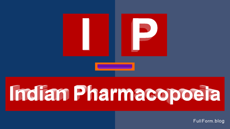 Indian Pharmacopoeia (IP)