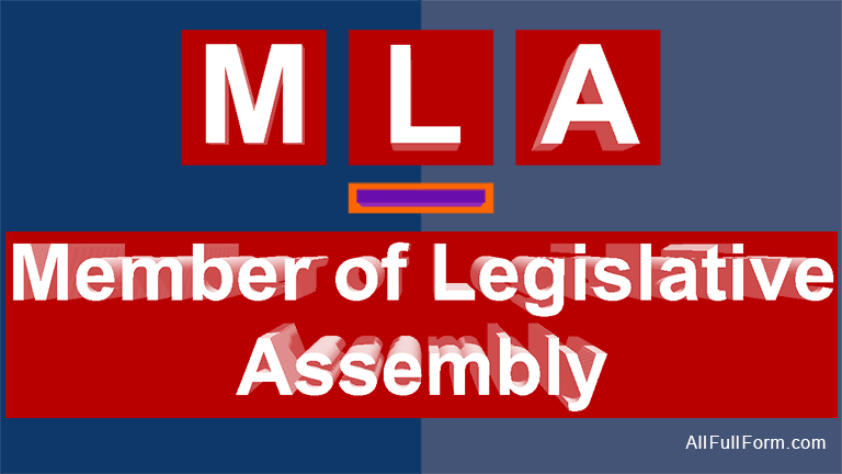 MLA Full Form What Is The Full Form Of MLA 