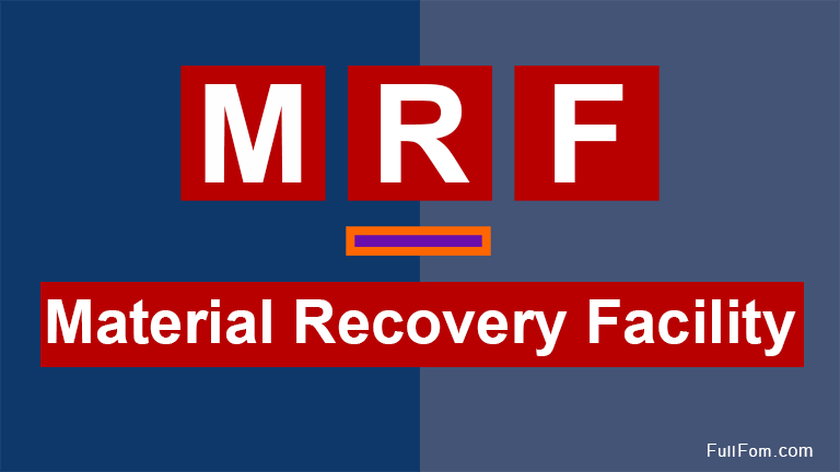 Material Recovery Facility