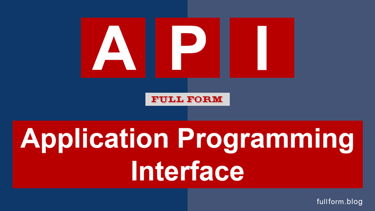 API full form