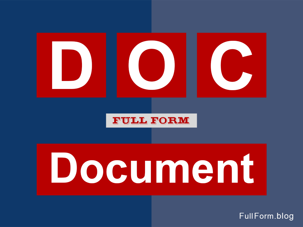 DOC full form