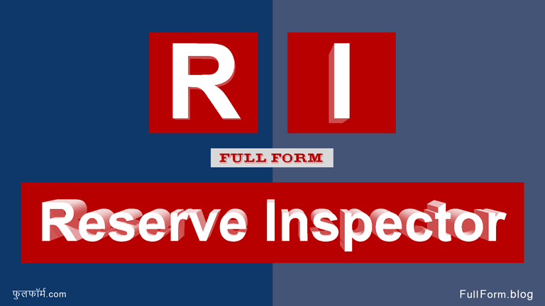 RI: Reserve Inspector